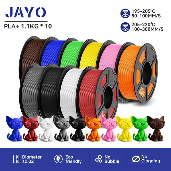 3D-skrivarfilament, 1,75 mm diameter, miljövänligt material,PLA PLUS-10 MIX 02