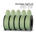 Miniatyrbild 2 av 2: PLA Matt Filament, 1,75 mm Diameter, Miljövänligt Material,PLA Matt Grön
