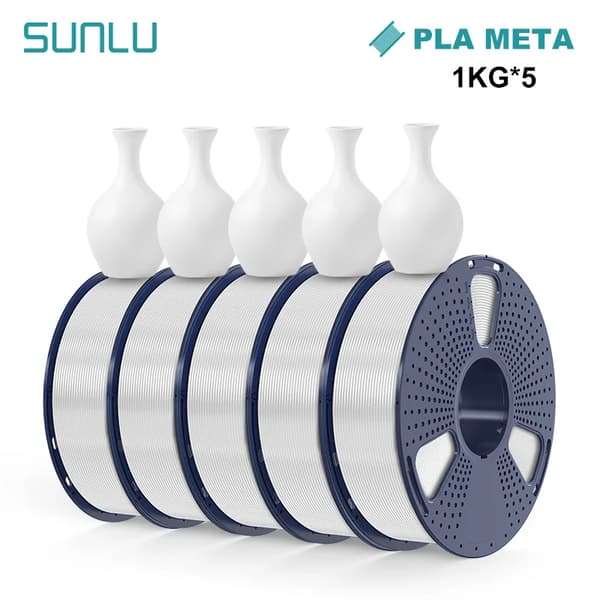 3D Printfilament, 1KG Rulle, Høj Præcision,META hvid