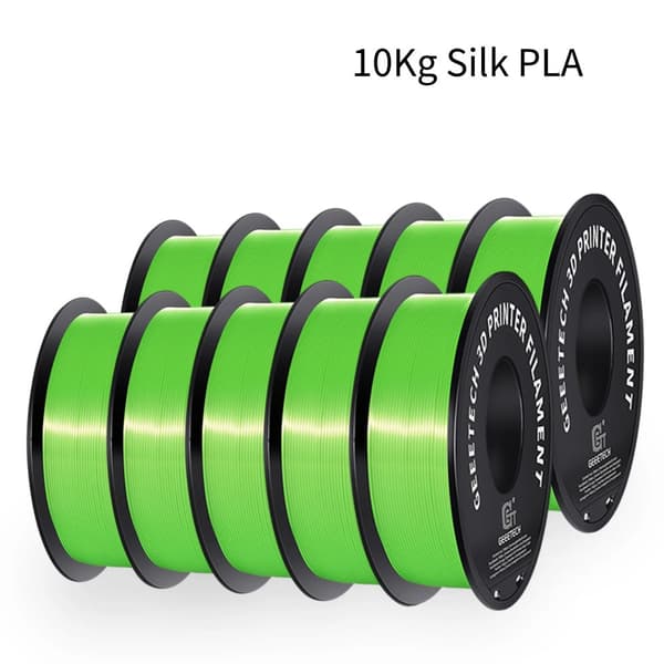 Silk PLA-filament, hög hållfasthet, miljövänlig,grön