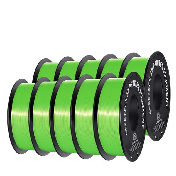 Silk PLA-filament, hög hållfasthet, miljövänlig,grön