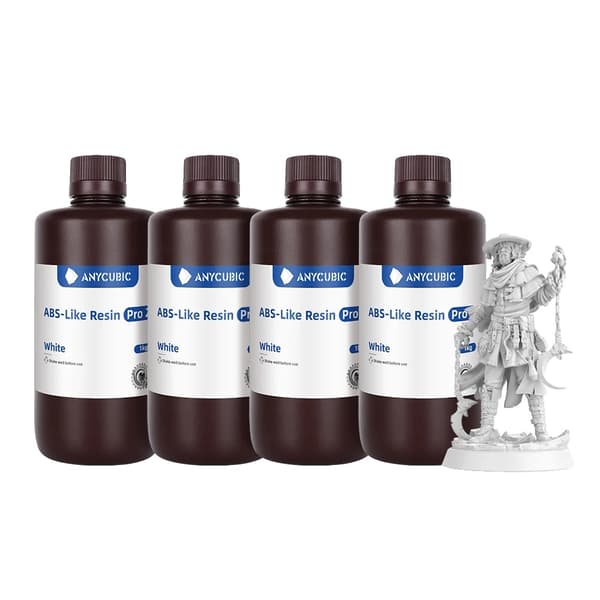 3D-skrivarharpiks, hög UV-motståndskraft, utmärkta mekaniska egenskaper,Vit-4kg