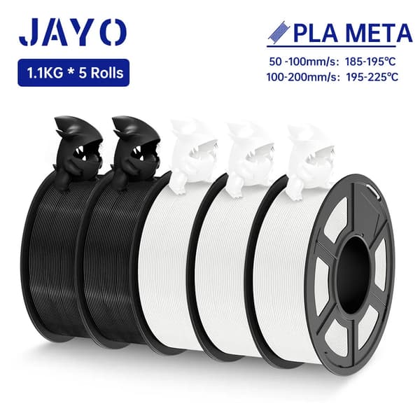 PLA Filament, 1,75MM Diameter, Hållfasthet och Smidig Utskrift,PLAMT 2BK 3WT
