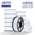 Miniatyrbild 2 av 2: JAYO PLA Filament, 1,1 kg Hög Hastighet, 1,75 mm Diameter,HS-PLA Vit 10st