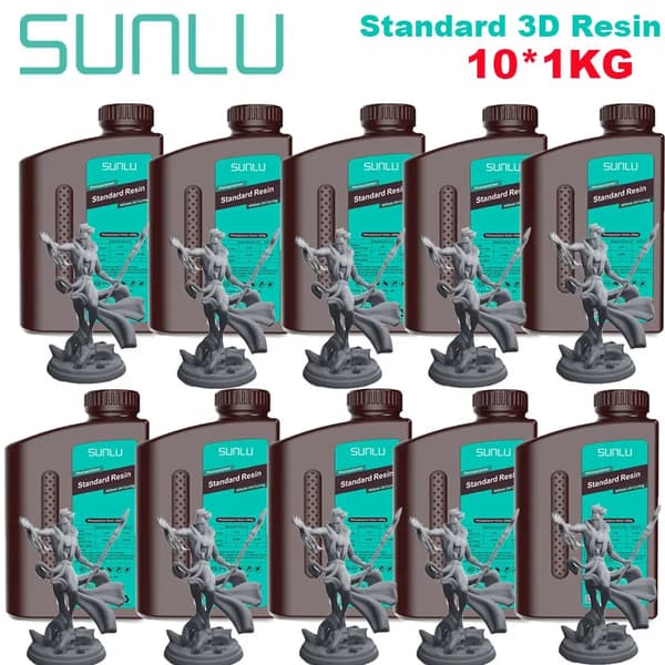 SUNLU 3D-skrivharpiks, 10KG Standard, Vattenlöslig Funktion,Standard DG
