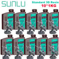 Miniatyrbild 2 av 2: SUNLU 3D-skrivharpiks, 10KG Standard, Vattenlöslig Funktion,Standard DG