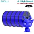 Miniatyrbild 2 av 2: PLA PLUS filament, diameter 1,75 mm, nettovikt 1 kg, utskriftshastighet 50-600 mm/s,Blå