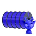Miniatyrbild 1 av 2: PLA PLUS filament, diameter 1,75 mm, nettovikt 1 kg, utskriftshastighet 50-600 mm/s,Blå