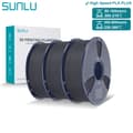 Miniatyrbillede 2 af 2: 3D Filament, Høj Styrke PLA+, Diameter 1,75 mm, Print Temperatur 200-260℃,3KG Grå