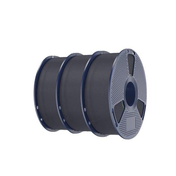3D Filament, Høj Styrke PLA+, Diameter 1,75 mm, Print Temperatur 200-260℃,3KG Grå
