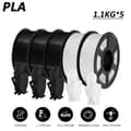 Miniatyrbild 2 av 2: PLA 3D-skrivarfilament, 1,1 kg, Slät utskrift,PLA 3BK2WT