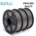Miniatyrbillede 2 af 2: PETG Filament, 1,75 mm Diameter, Miljøvenlig, Lav Shrinkage,PETG-GY-3KG
