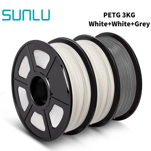 PETG Filament, 1,75 mm Diameter, Miljøvenlig, Lav Shrinkage,PETG-2WT-1GRY