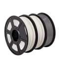 Miniatyrbillede 1 af 2: PETG Filament, 1,75 mm Diameter, Miljøvenlig, Lav Shrinkage,PETG-2WT-1GRY