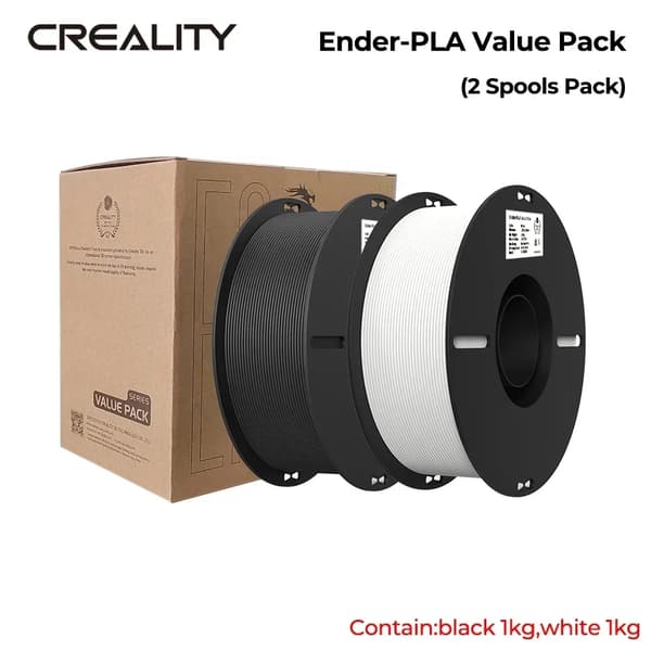 PLA-filament, 2 spolar paket, lättare att skriva ut, 99% FDM-skrivar kompatibilitet,2 Rullar Paket