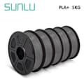 Miniatyrbillede 2 af 2: PLA Plus filament, multicolor, 1,75 mm diameter,PLA PLUS 5 Grå
