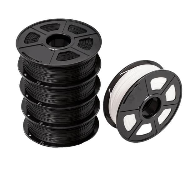 PLA Plus filament, multicolor, 1,75 mm diameter,PLA PLUS 4BK1WT