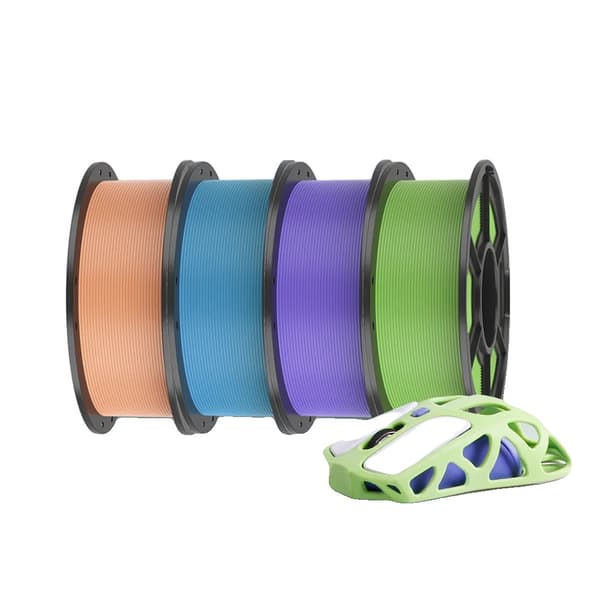 3D Printer Filament PLA, Miljøvenligt Materiale, Multi-Farvede Varianter,4KG som billede