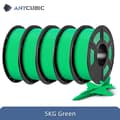 Miniatyrbild 2 av 2: ANYCUBIC PLA-filament, 5KG miljövänligt material, flera färgkombinationer,5 kg Grön