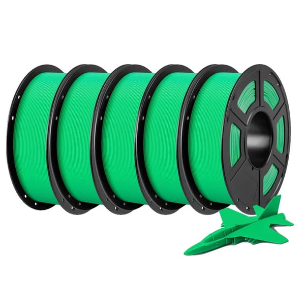 ANYCUBIC PLA-filament, 5KG miljövänligt material, flera färgkombinationer,5 kg Grön