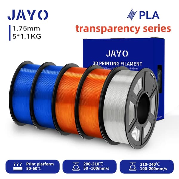 JAYO 3D Filament, 1,75 mm Halkaisija, 1,1 kg Paino,PLA 2TPBL2TPORTP