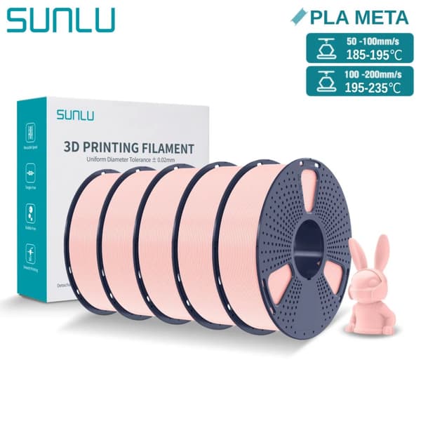 3D Printfilament, 1,75 mm diameter, 185-195°C printtemperatur,5KG Sakura Pink