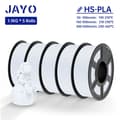 Miniatyrbillede 2 af 2: JAYO PLA Filament, 1,1 kg Høj Hastighed, 1,75 mm Diameter,HS-PLA Hvid 5stk