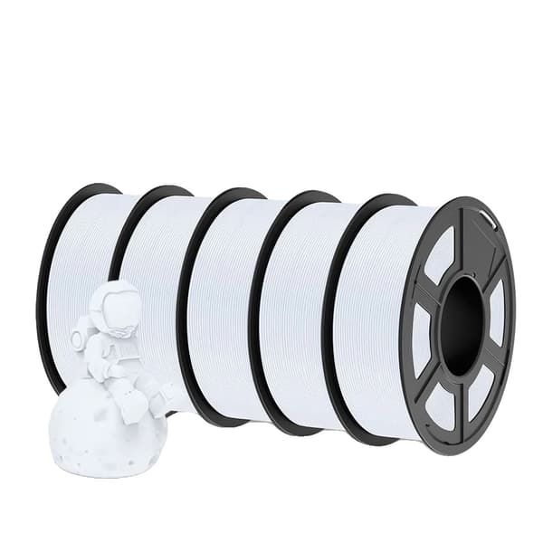 JAYO PLA Filament, 1,1 kg Høj Hastighed, 1,75 mm Diameter,HS-PLA Hvid 5stk