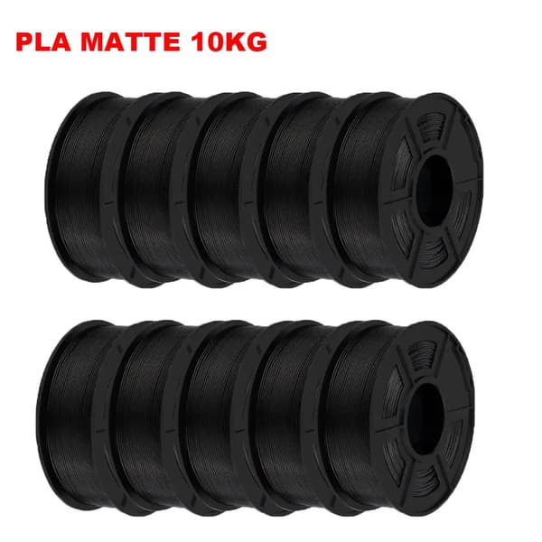 3D-tulostimen filamentti, PLA-materiaali, 1,75 mm halkaisija,PLA MATTA Musta