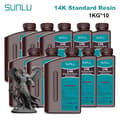 Miniatyrbild 2 av 2: SUNLU 14K 3D-skrivharpiks, Snabb härdning, Hög precision, Låg lukt,14K Standard DG