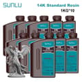 Miniatyrbild 2 av 2: SUNLU 14K 3D-skrivharpiks, Snabb härdning, Hög precision, Låg lukt,14K Standard GY