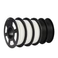 Pikkukuva 1 / 2: SUNLU 3D PLA Filamentti, 1KG/330m Pituus, 1.75mm Halkaisija,PLA Matte-2BK-3WT