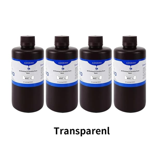 405nm UV-harts, hög kompatibilitet för LCD-skrivare, flera färg- och viktalternativ,4 kg transp uv harts