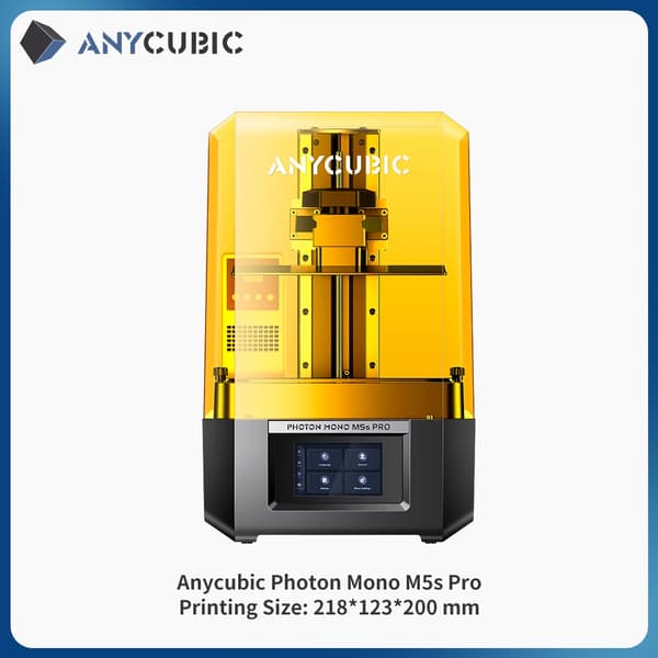 3D-printer, 10,1" monokrom skærm, 150 mm/h hastighed,Photon Mono M5s Pro