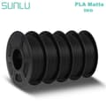 Miniatyrbillede 2 af 2: SUNLU 3D-printer filament, 5KG vægt, 1,75 mm diameter,5KG Pla Mat Sort
