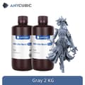 Miniatyrbild 2 av 2: anycubic ABS Pro 2 Harpiks, Fotosensitiv Typ, 2kg Storleksalternativ,2 kg Grå