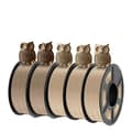 Miniatyrbillede 1 af 2: Wood PLA filament, 1,75 mm diameter, 15% ægte træfiber,Træmix-2 5Ruller