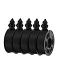 Miniatyrbillede 1 af 2: PLA 3D Filament, Antistring Teknologi, Miljøvenligt Materiale,APLA Sort 5.5KG