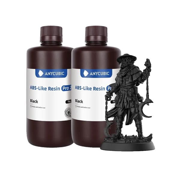 3D-printerharpiks, høj UV-modstand, fremragende mekaniske egenskaber,Sort-2kg