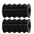 Miniatyrbillede 1 af 2: 3D Printer PETG Filament, 10kg Sort, Højhastighedsydelse,10kg Sort