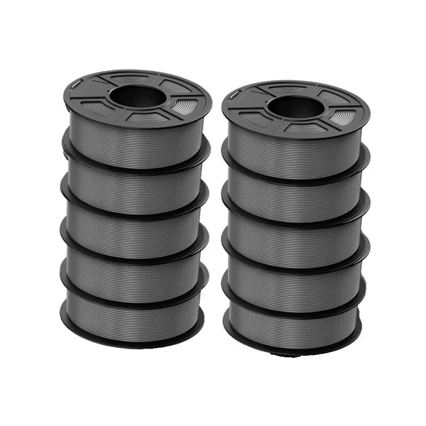 3D Printfilament, Miljøvenlig, Boblefri,PLA 10Grå