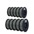 Miniatyrbillede 1 af 2: 3D-printer filament, 10KG PETG, 1,75 mm diameter,10KG PLA Grå