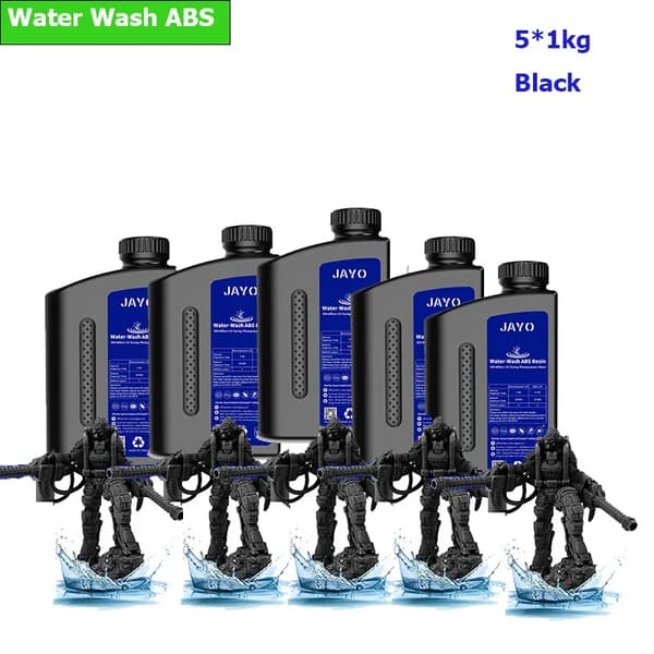 3D-tulostusneste, korkea tarkkuus, vesipesun kestävä,JY-WWAL-5BK-5KG