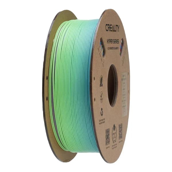 Creality Hyper PLA Filament, Multi-Farvet Gradient, Højhastighedsprintning,Vild Blomst-Kort