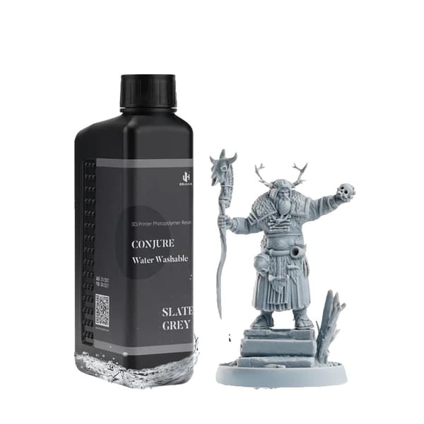 Vattenlöslig resin, låg lukt, hög precision,Skiffergrå-1kg