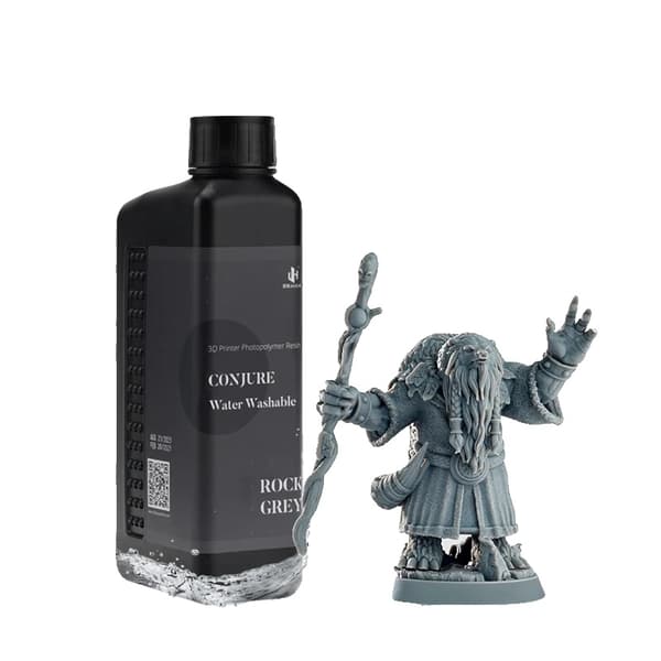 Vattenlöslig resin, låg lukt, hög precision,Stengrå-1kg