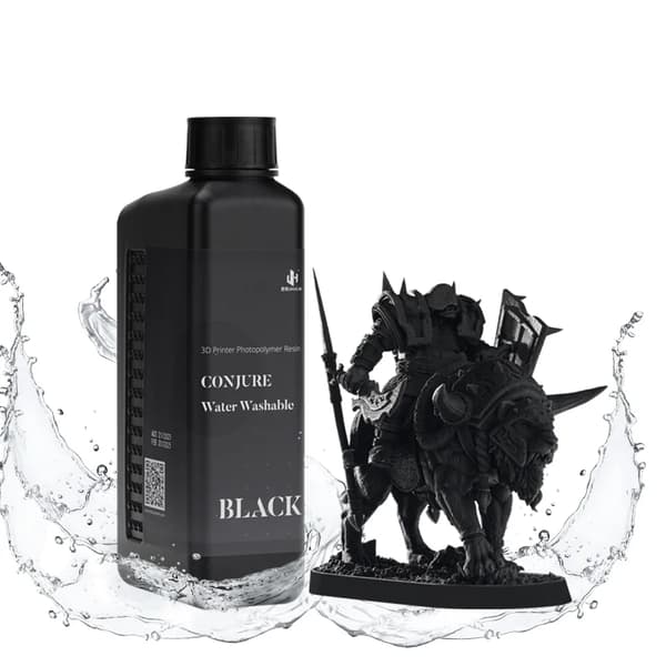 Vattenlöslig resin, låg lukt, hög precision,Svart-1kg