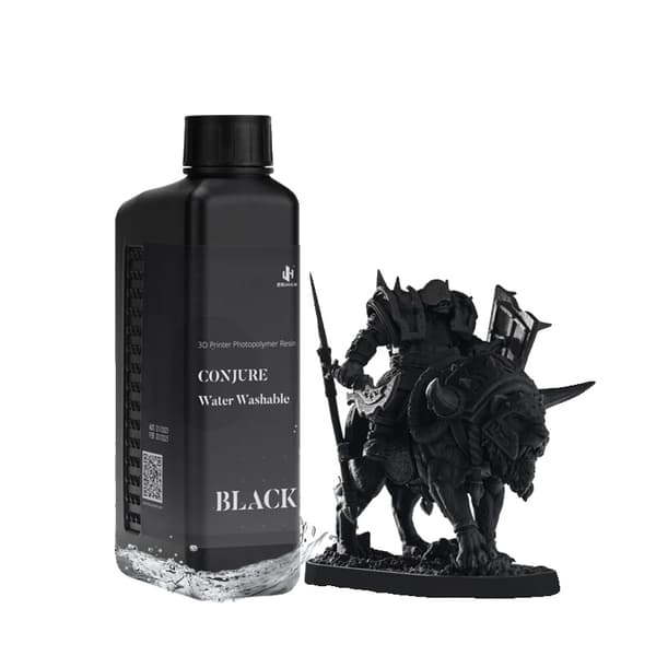 Vattenlöslig resin, låg lukt, hög precision,Svart-1kg
