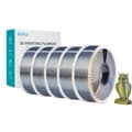 Miniatyrbild 1 av 2: PLA PLUS Silke Filament, 5KG Icke-toxisk, 1,75 mm Diameter,5KG Svart Guld