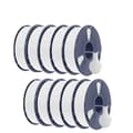 Miniatyrbillede 1 af 2: PLA Plus 3D filament, 1,75MM diameter, 1 KG vægt, 330M længde,Hvid